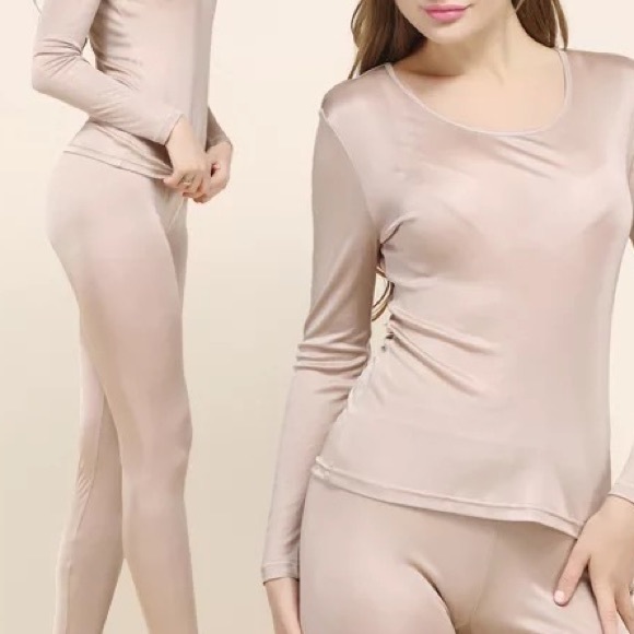 Base Layer set M - 2XL coordinate jersey soft modal silkened viscose ski thermal - Picture 10 of 16